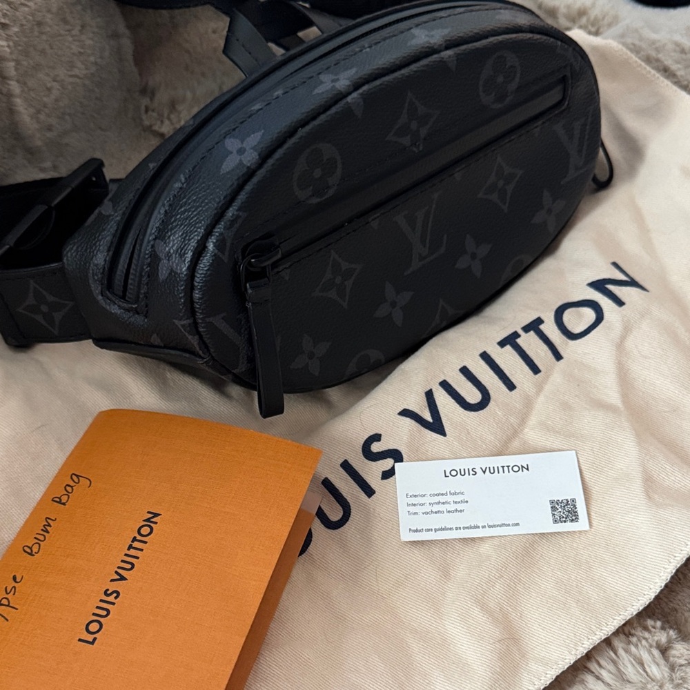 Louis Vuitton Dark Gray Monogram Eclipse Bum Bag